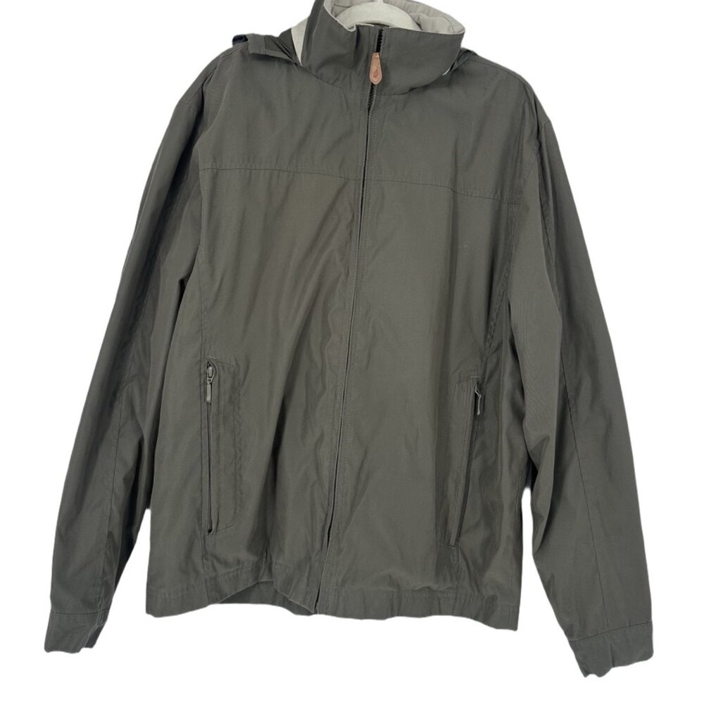 London Fog Men's Lightweight Rain Jacket Olive Green Size Small - Picture 9 of 10